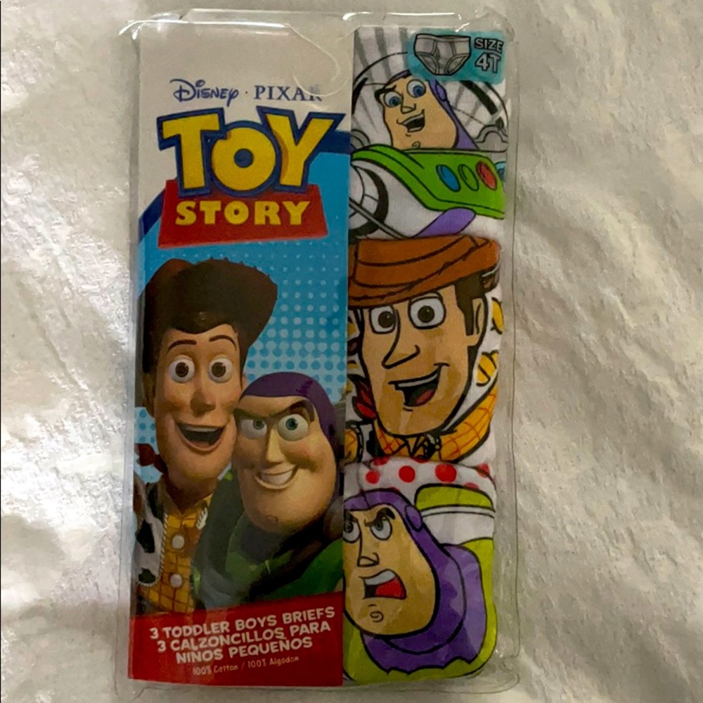 Disney Toys Story Boys 3 Piece Underwear Briefs